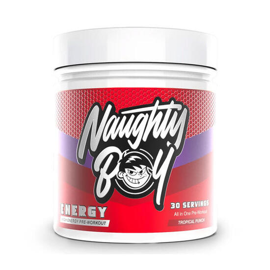 Preworkout | Naughty Boy Pre-workout Energy (390g) | Tropical Punch