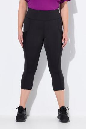 Femme Legging 3/4 taille haute longueur mollet matière séchant rapidement