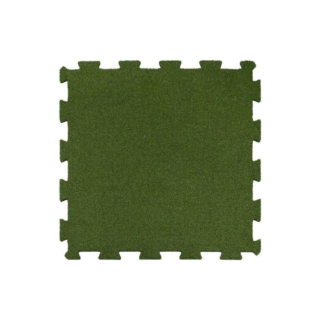 tiguar GRASS Bodenplatte – 98×98×2 cm, rutschfest & stoßdämpfend, schwarz 3/4