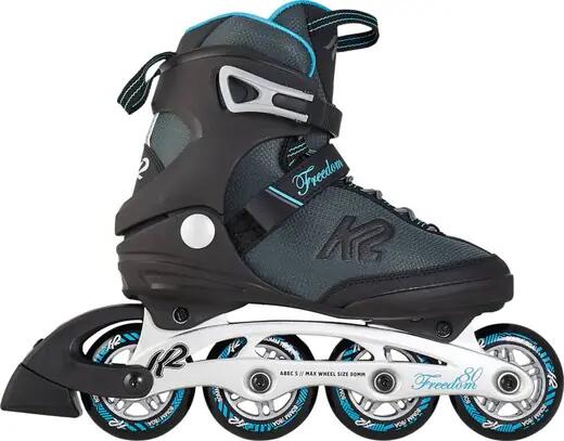 K2 K2 Freedom 80 Dames Skeelers - Zwart - 36.5