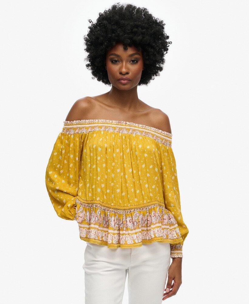 SUPERDRY Schulterfreies Oberteil Ameera