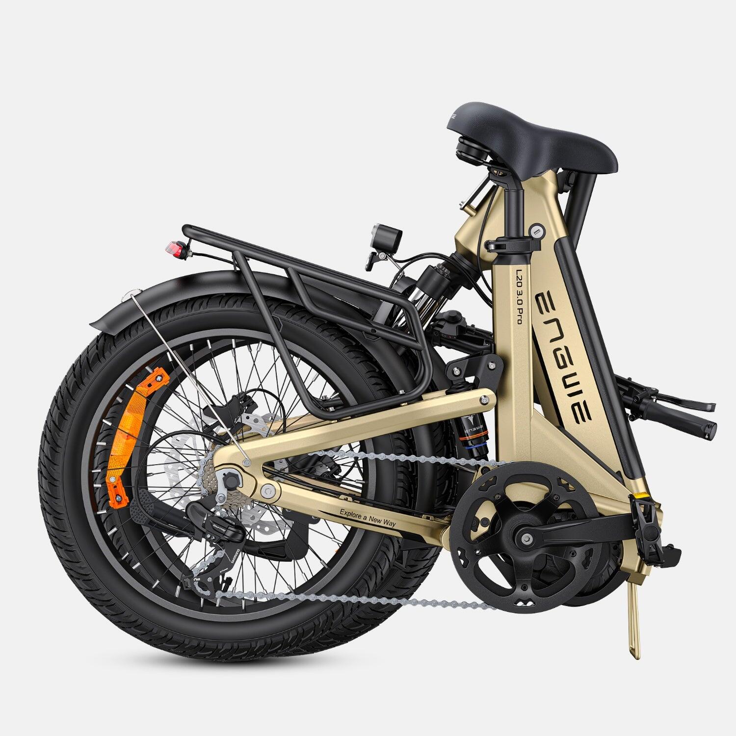 Bicicleta eléctrica ENGWE L20 3.0 PRO - 250W 48V15AH TÜV certificado - oro 4/5