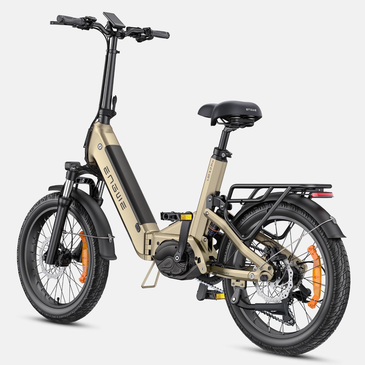 Bicicleta eléctrica ENGWE L20 3.0 PRO - 250W 48V15AH TÜV certificado - oro 3/5