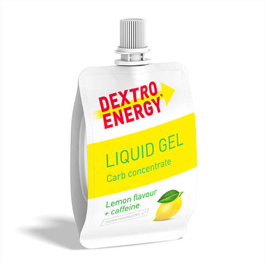 Liquid Gel Lemon + Koffein, 18x60ml, High Carb Energy Gel