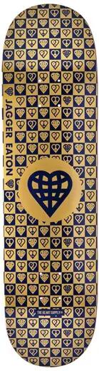 THE HEART SUPPLY Heart Supply Jagger Eaton Pro Tavola Skateboard - 8.25" - Trinity Gold
