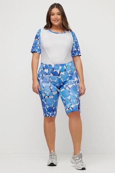 Femme Cuissard de cyclisme avec peau de chamois. Imprimé camouflage.