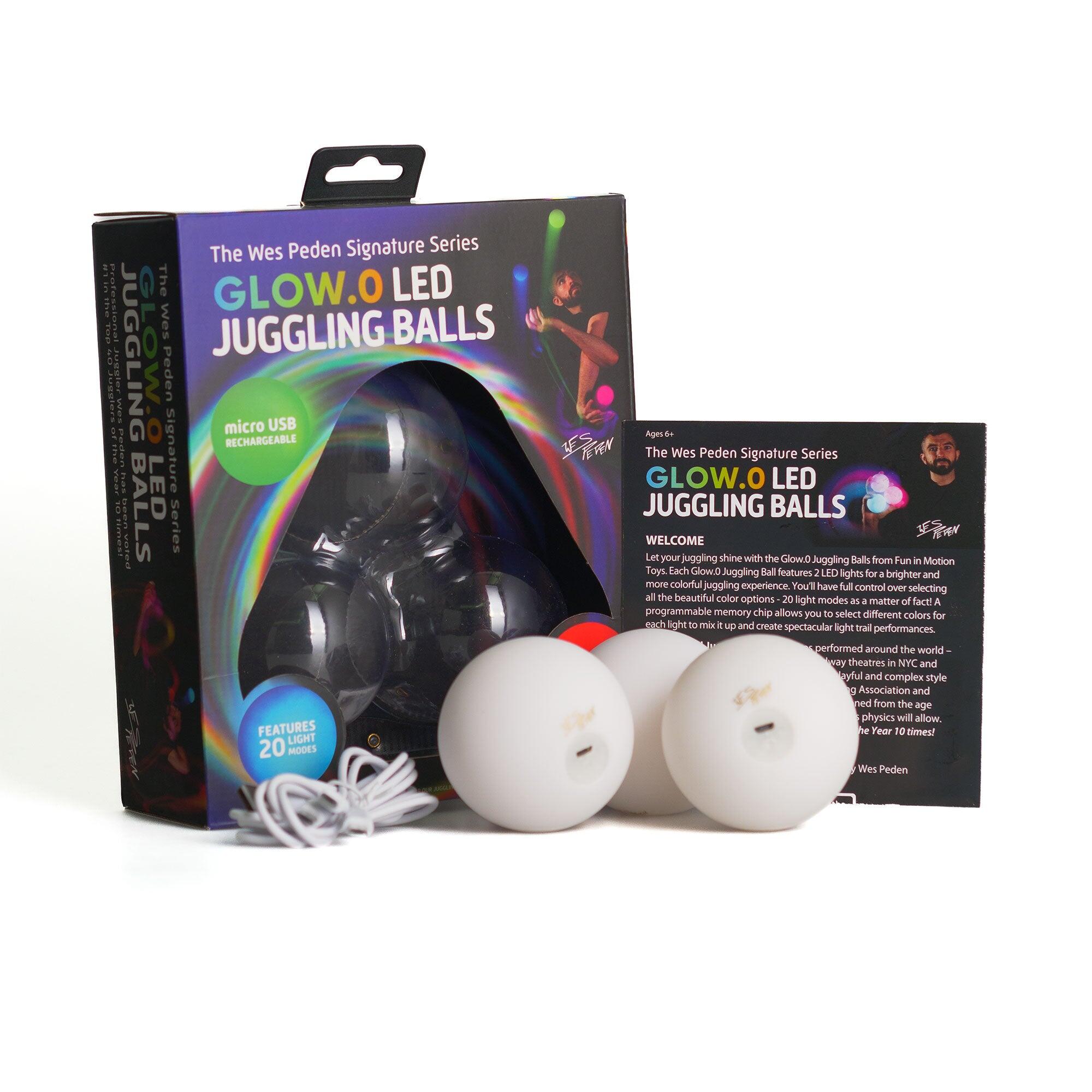 Wes Peden Glow.0 LED Juggling Balls - Set of 3 6/7