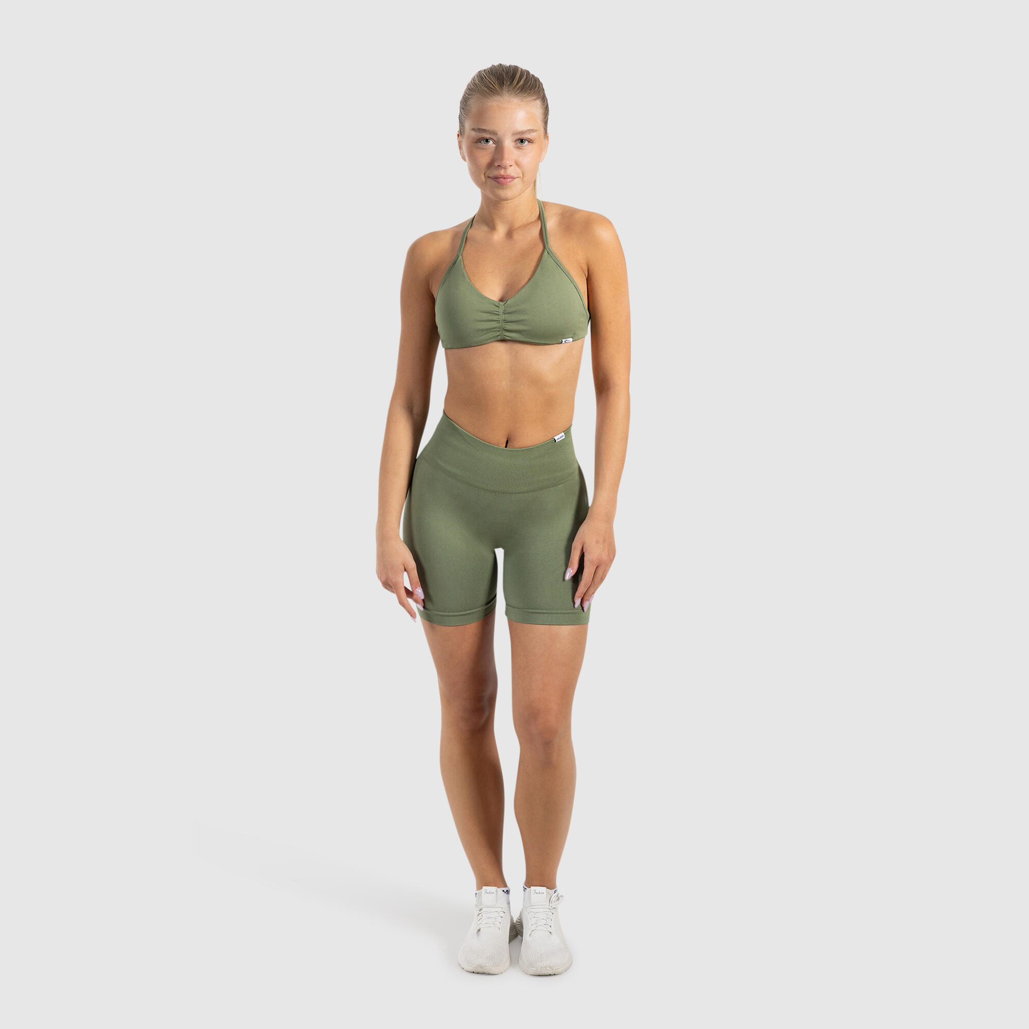 Damen Sport BH Esta Khaki 3/5