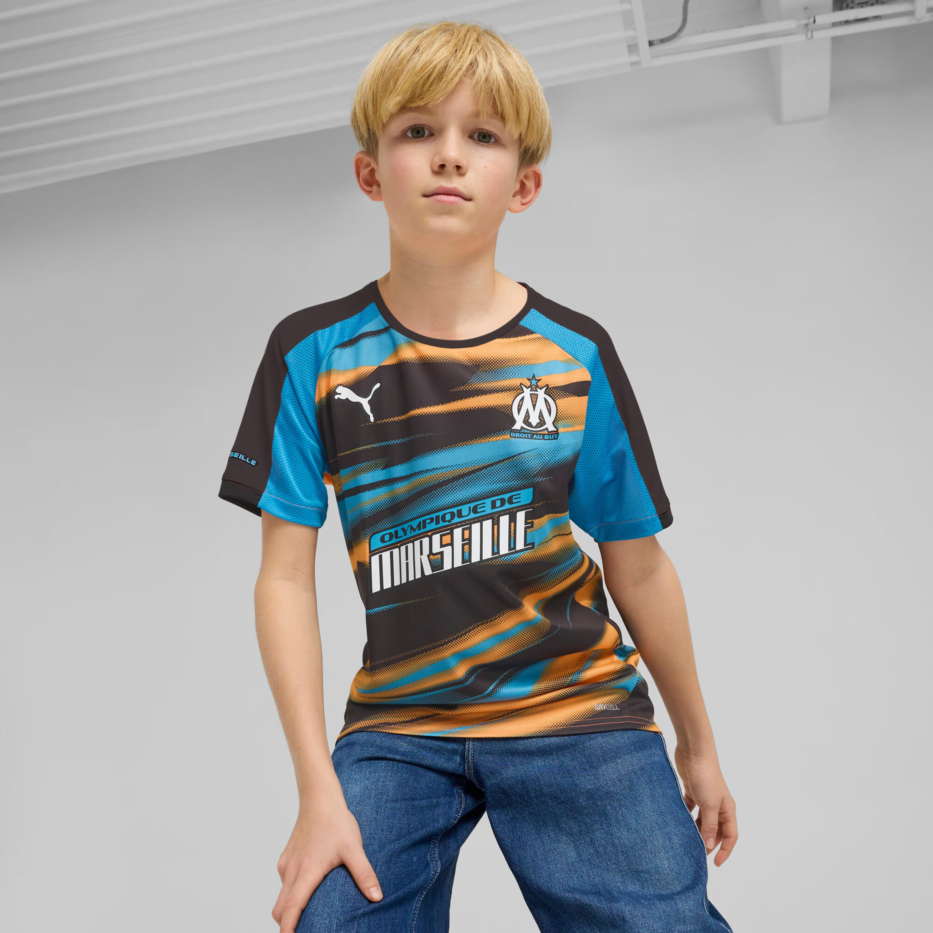Maillot Faster niño OM 2024/25 2/6