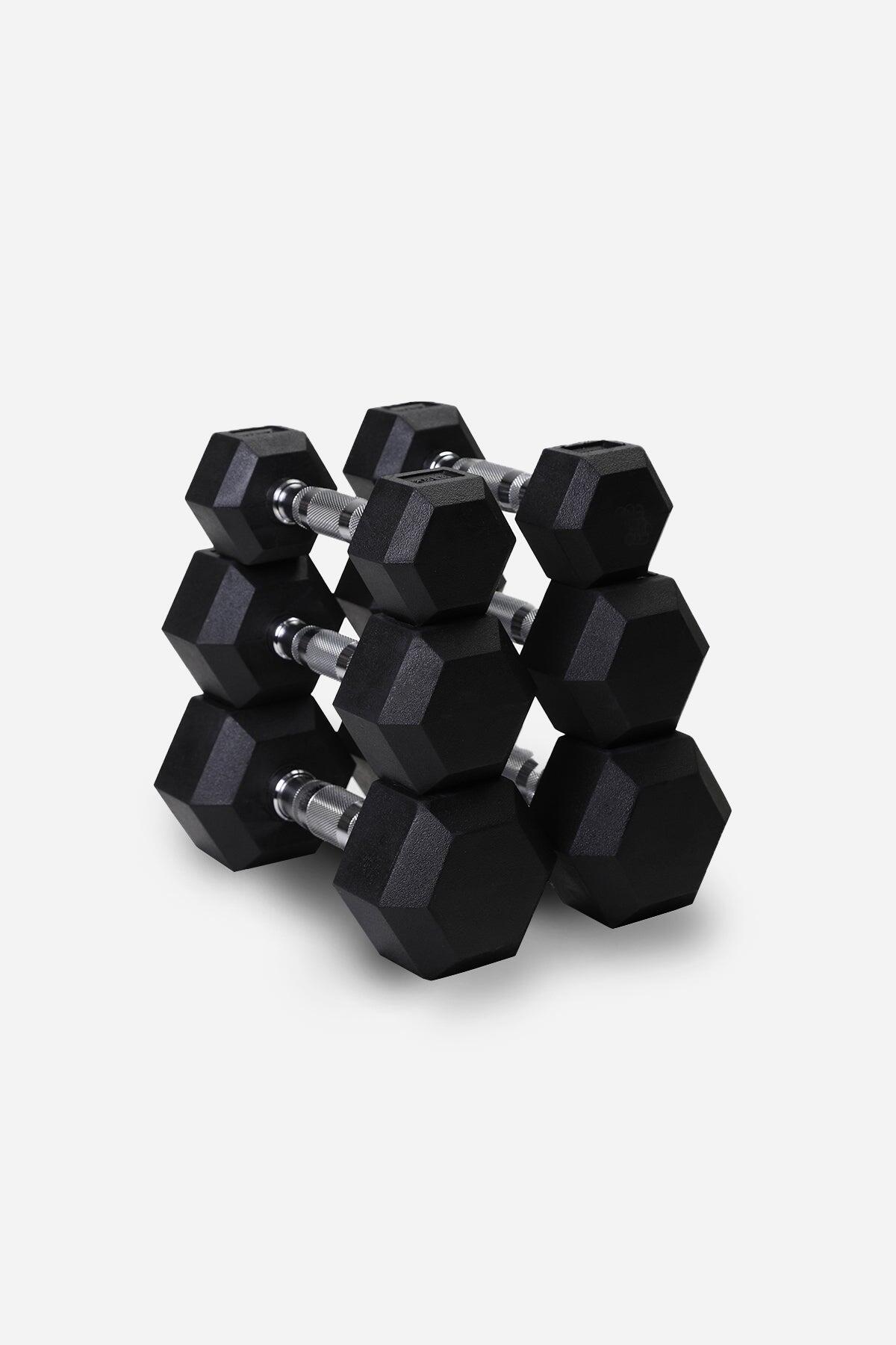 NORTHERN 5-15KG Hex Dumbbell Set (5KG Increments)