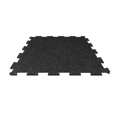tiguar SLICE Puzzlematte – 98×98×1.5 cm. rutschfest. langlebig. schwarz