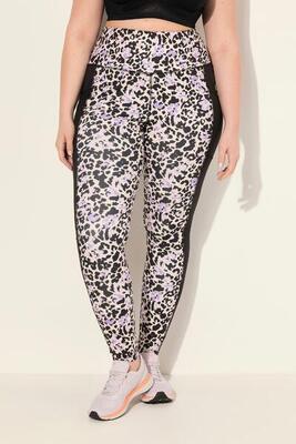 Dames sportlegging leopatroon sneldrogend gerecycled