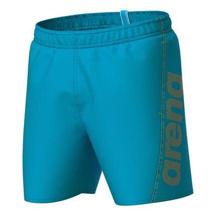 Arena Herren Fundamentals Logo R Boxershorts – Marineblau/Türkis – Größe XL