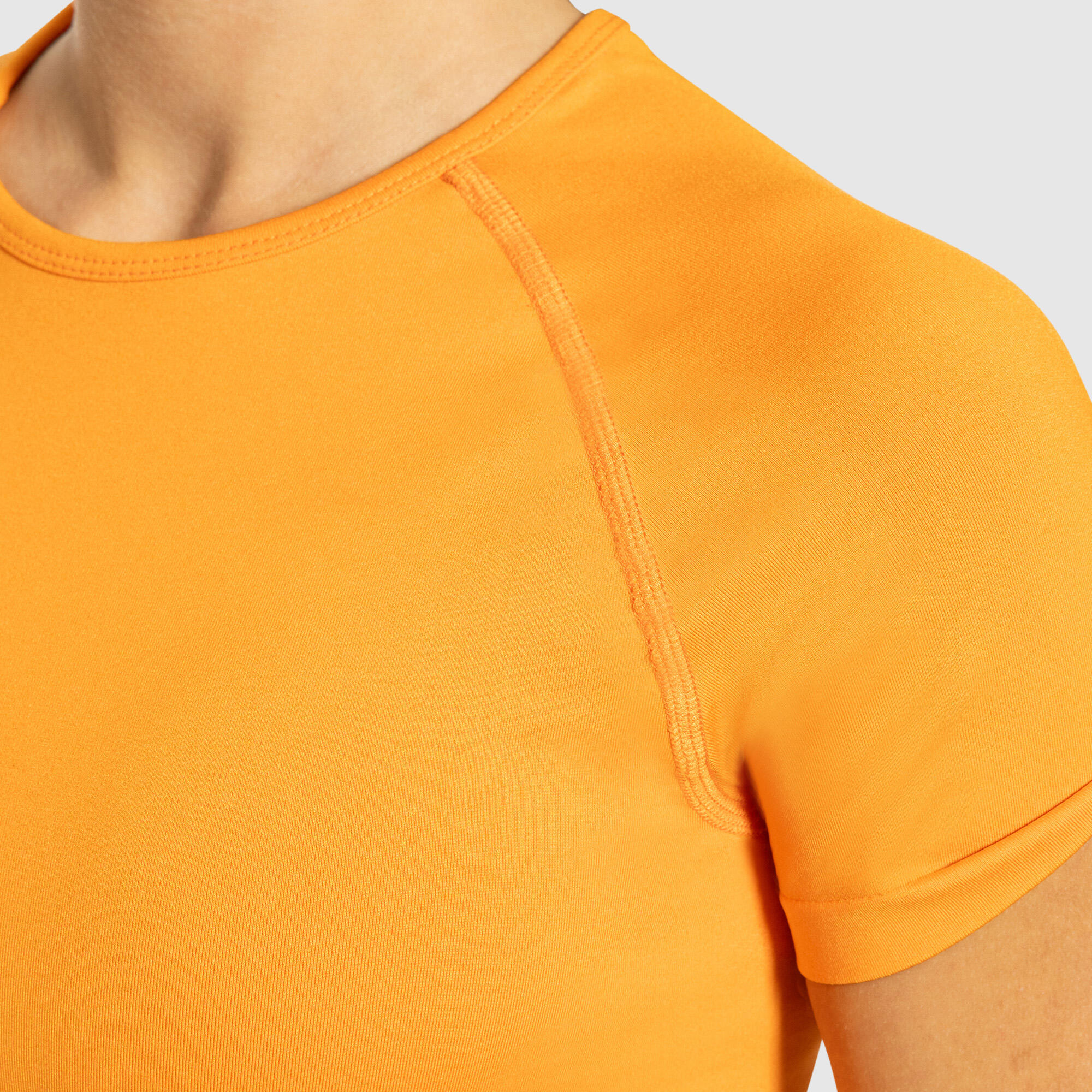 Damen Crop Shirt Elna Orange 4/5