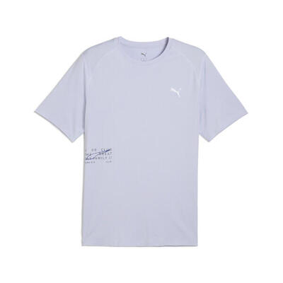 Puma m run graphic mesh tee t-shirt? volwassenen
