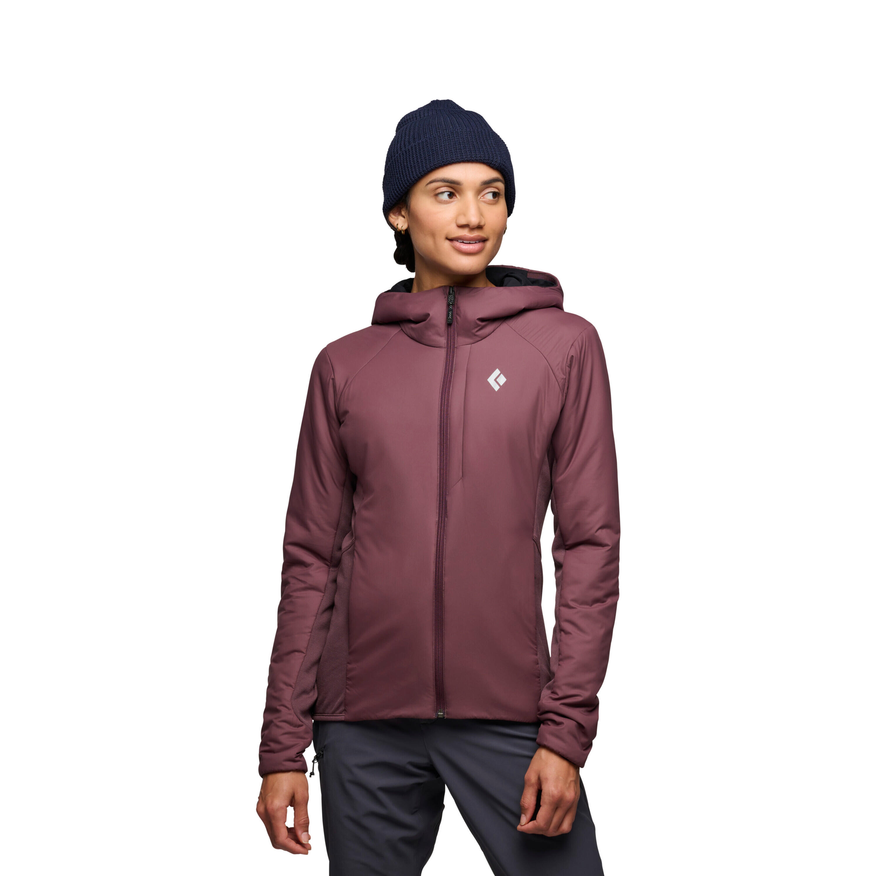 Sweatshirt à capuche femme Black Diamond First Light Hybrid 2/3