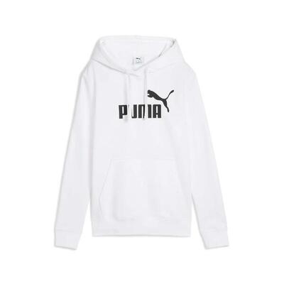 PUMA Ess No. 1 Logo Hoodie FL Felpe con Cappuccio Donna PUMA WhiteXL