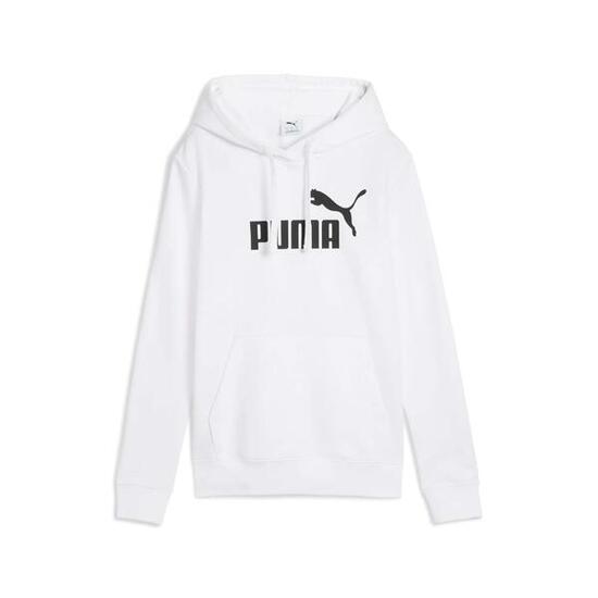 PUMA Ess No. 1 Logo Hoodie FL Felpe con Cappuccio Donna PUMA WhiteXL