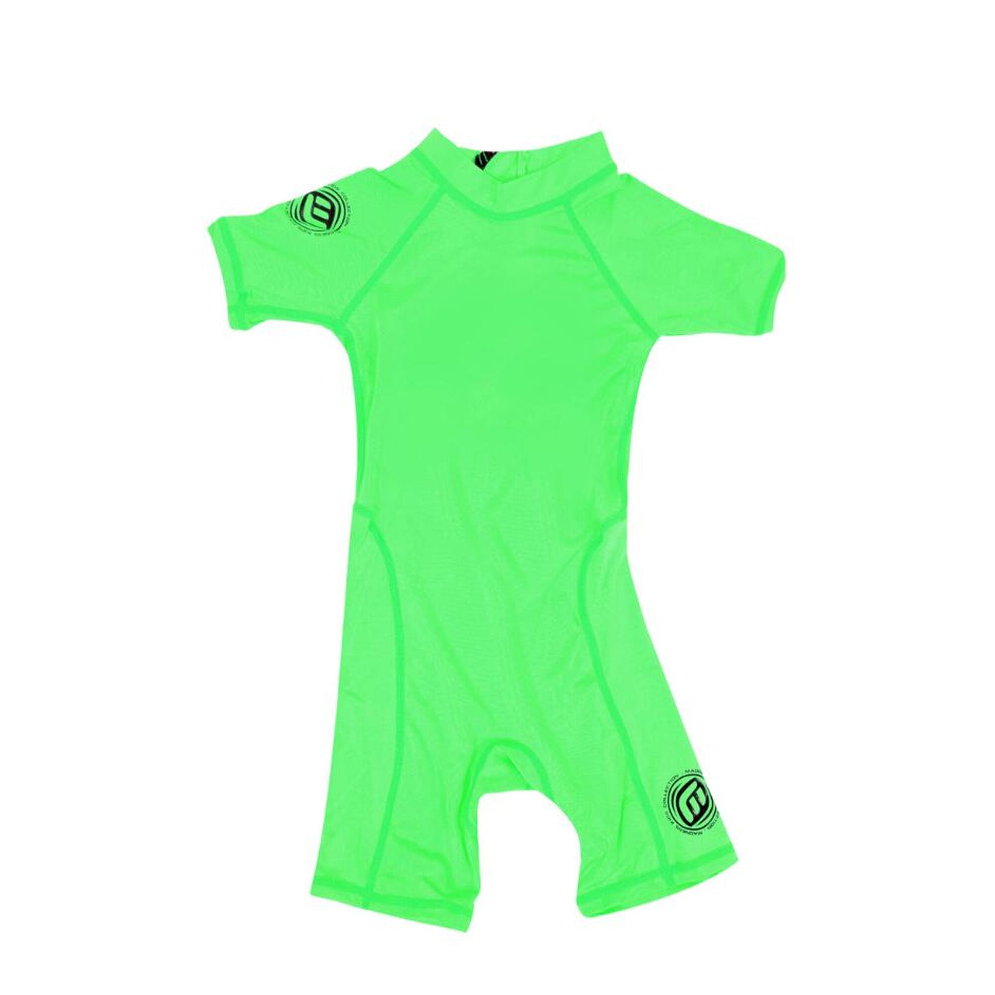 Mdns - Colorblock - Shorty S/s Upf 50 Lycra Surf Bébé - Sous Combinaison - Vert - 38 S - Decathlon
