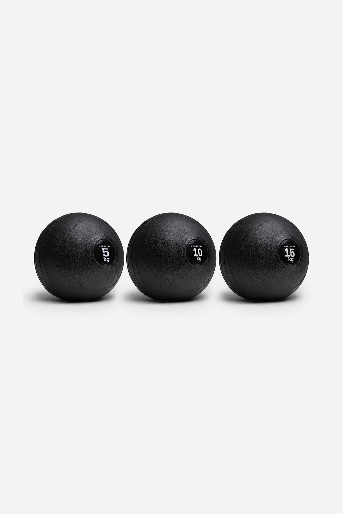 NORTHERN 5/10/15KG Heavy Duty Fitness Slam Balls Set