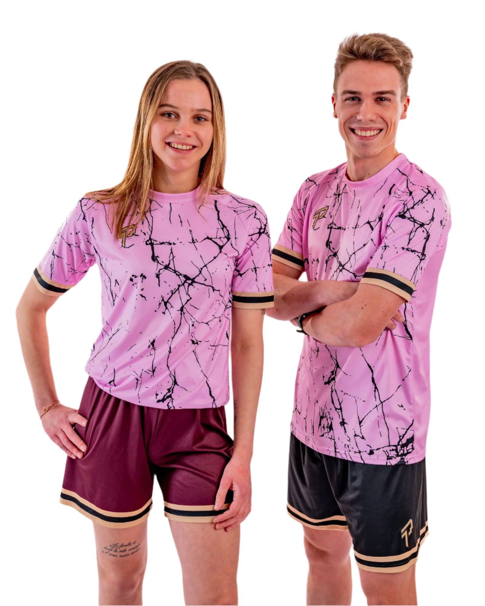 Performance Shirt - MA Pink (Kids) Voetbalshirt - Padelshirt - Tennisshirt 1/6