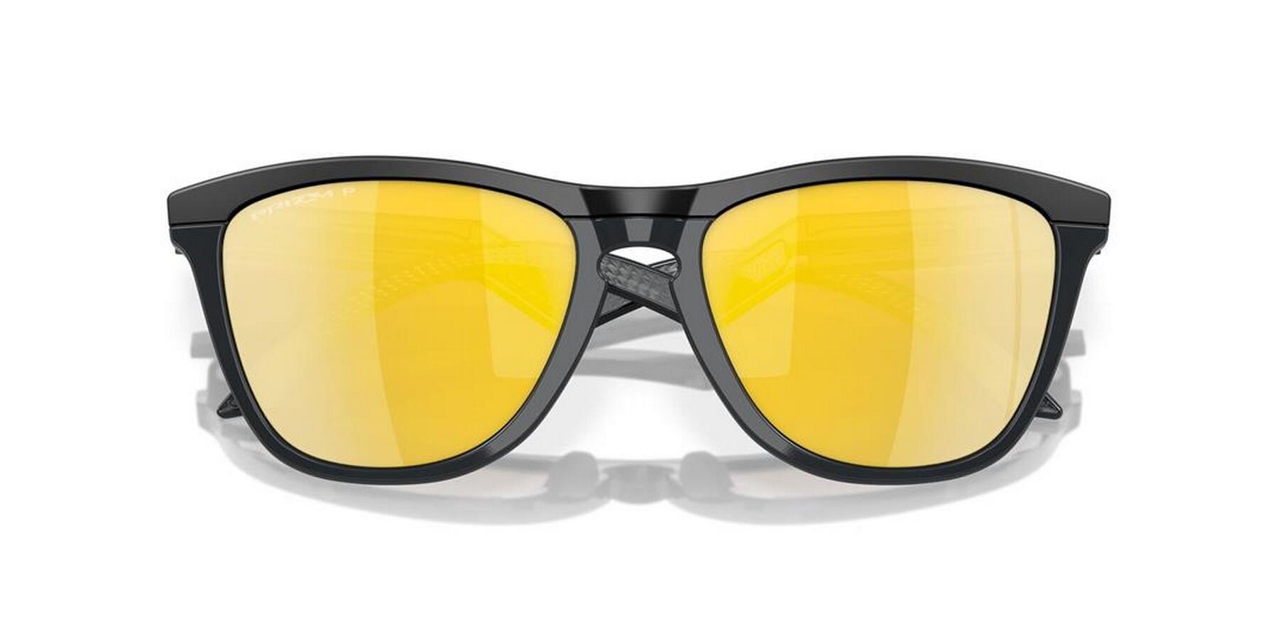 Oakley Frogskins Hybrid Mat Zwart/ Prizm 24K Polarized 5/7