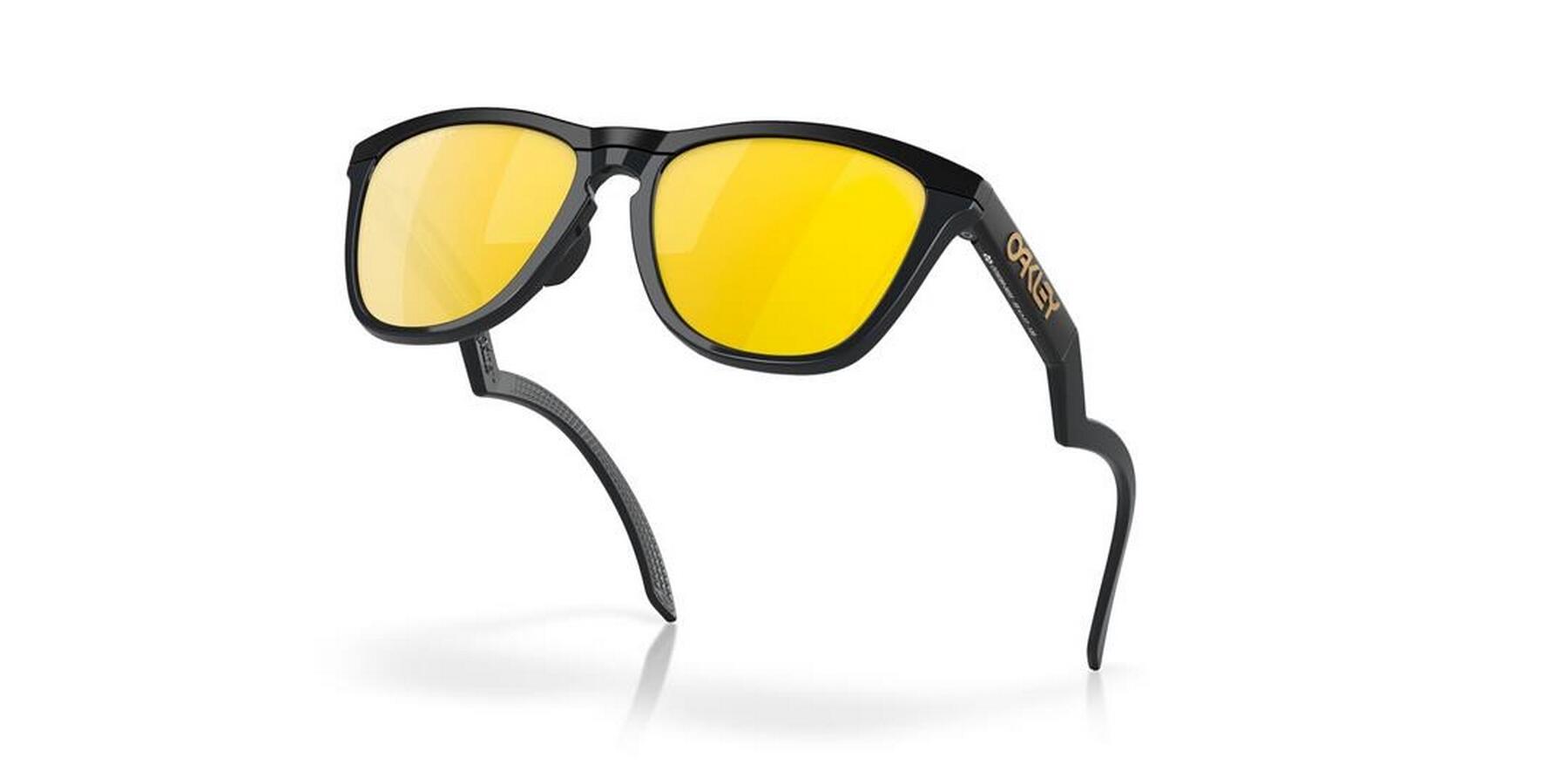 Oakley Frogskins Hybrid Mat Zwart/ Prizm 24K Polarized 4/7