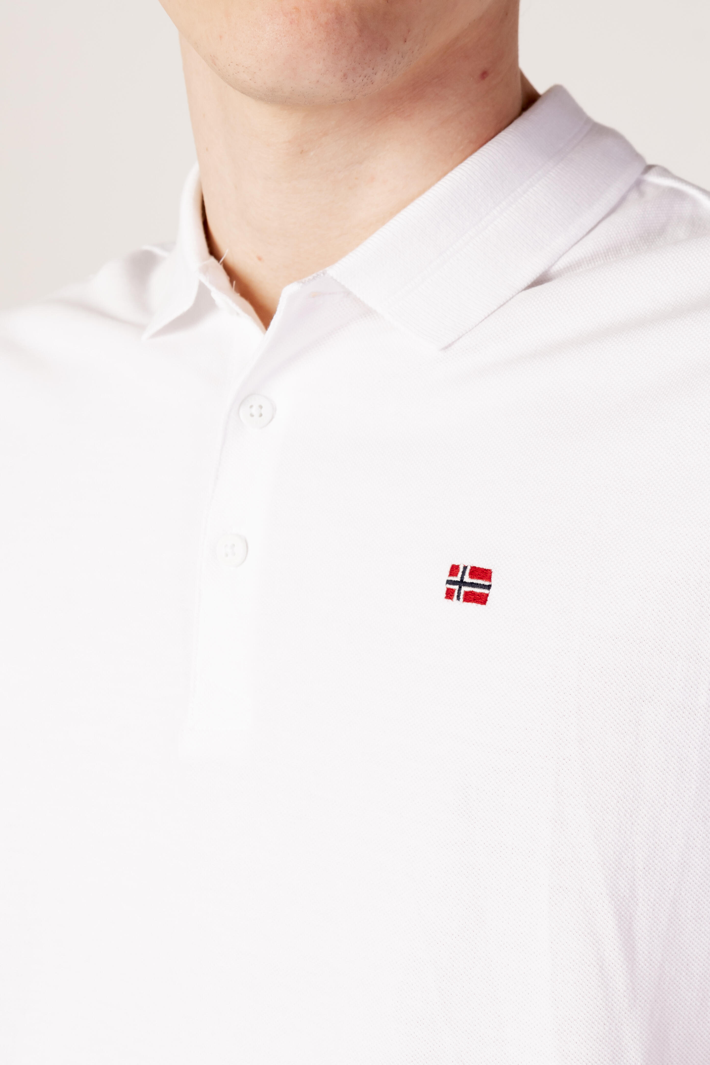 polo manches courtes EALIS SS SUM HOMME blanc 2/6