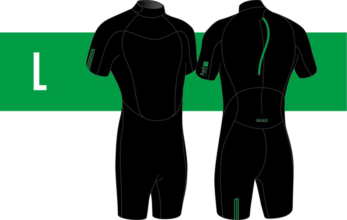 2/2 Shorty Stamiina Flatlock - Combinaison Surf Homme 6/7