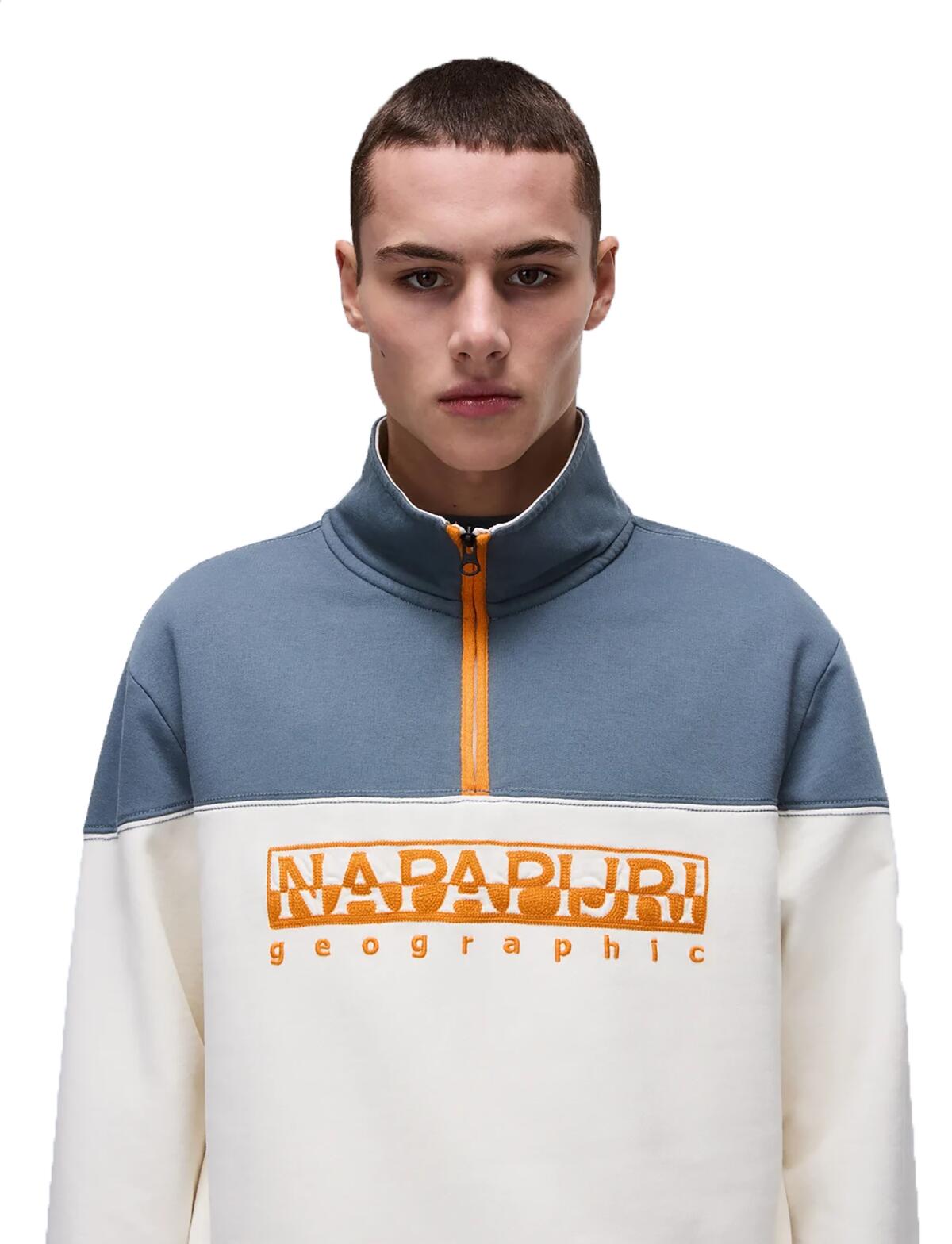 Felpe Uomo B-SATURNIA HZ Panna 4/4