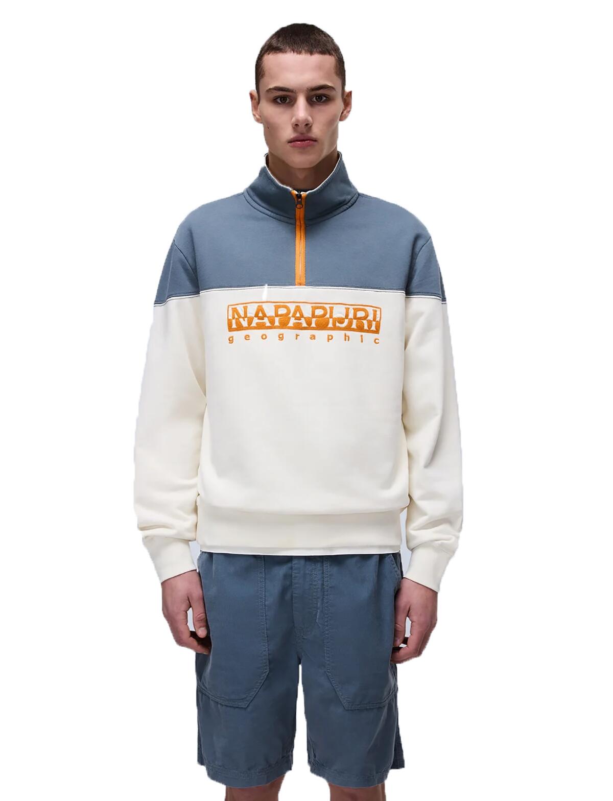 Felpe Uomo B-SATURNIA HZ Panna 1/4