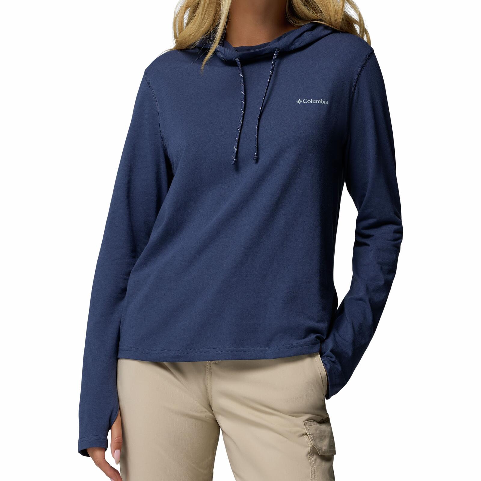 Hoodie weich, schweißableitend, UPF 50-Sonnenschutz Damen - Sun Trek™ LS Hoodie 3/3