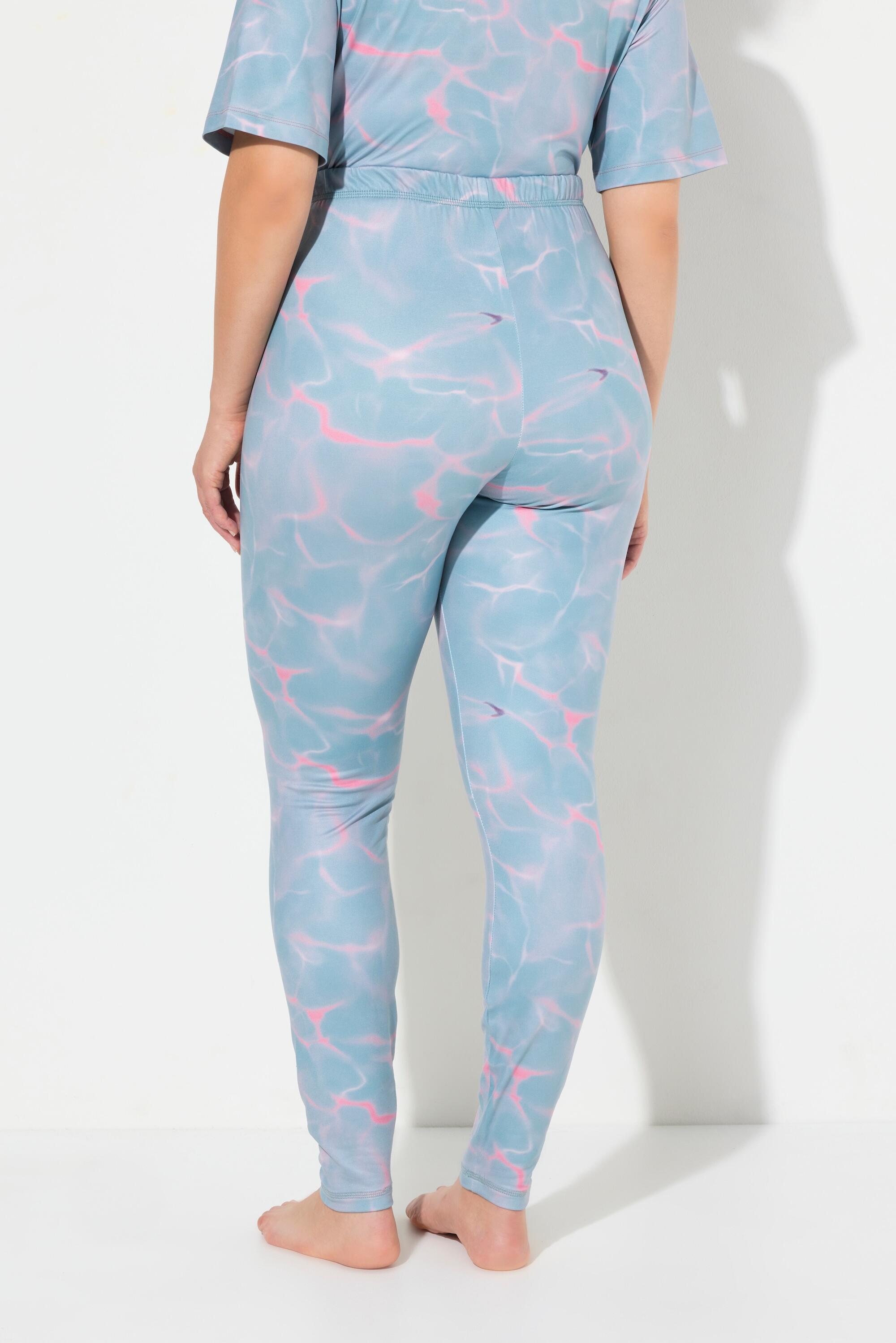 Femme Legging technique de ski imprimé vagues matière recyclée 2/6