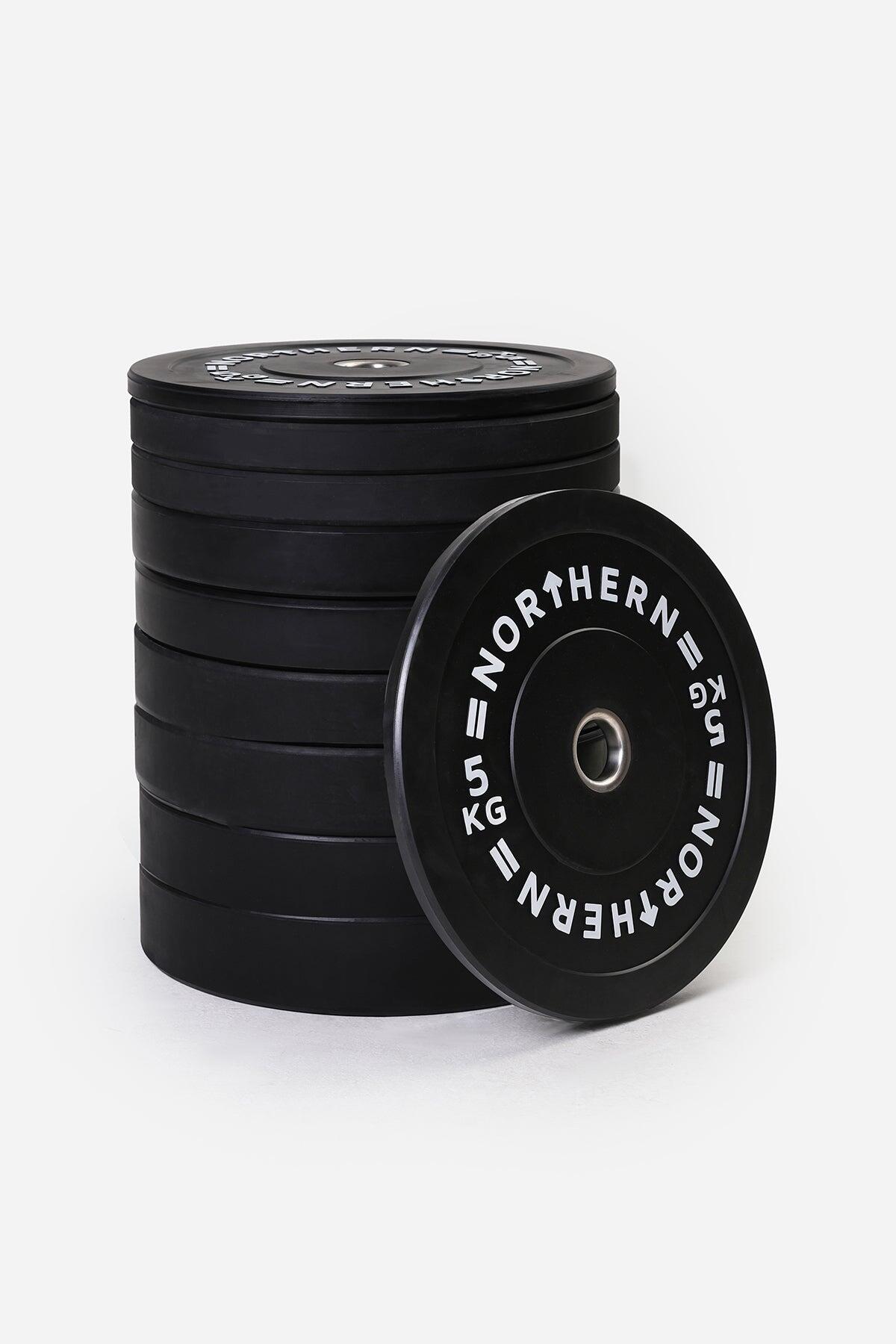 150KG Olympic Bumper Plates Set 1/5