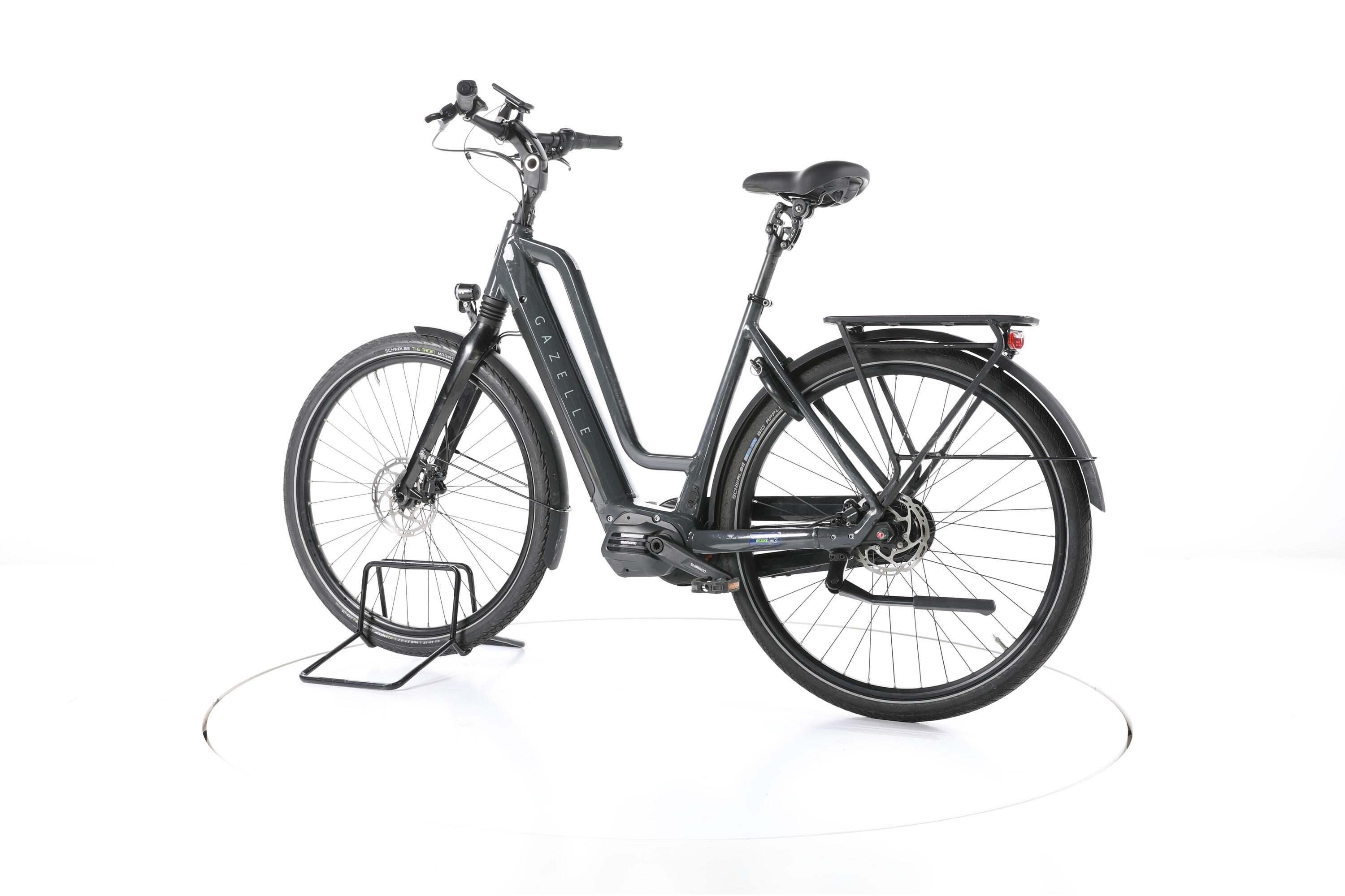 Refurbished - Gazelle Chamonix C7 HMS City E-Bike Lage instap 2022 - Goed 7/7