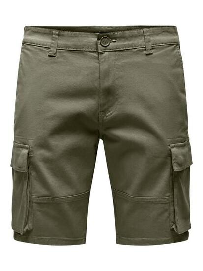 Cam Stage Cargo Short Heren Short Deep Lichen Green