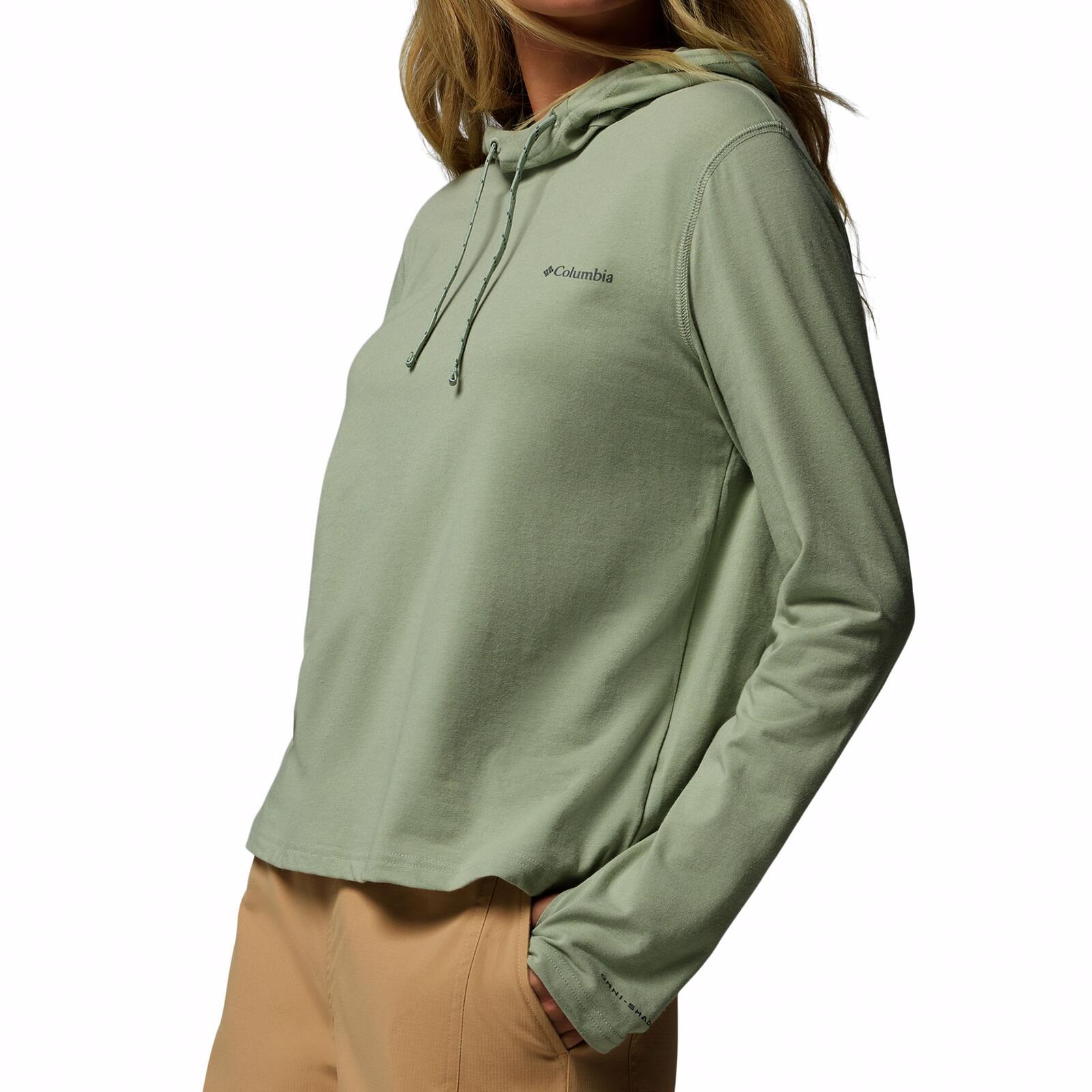 Hoodie weich, schweißableitend, UPF 50-Sonnenschutz Damen - Sun Trek™ LS Hoodie 3/6