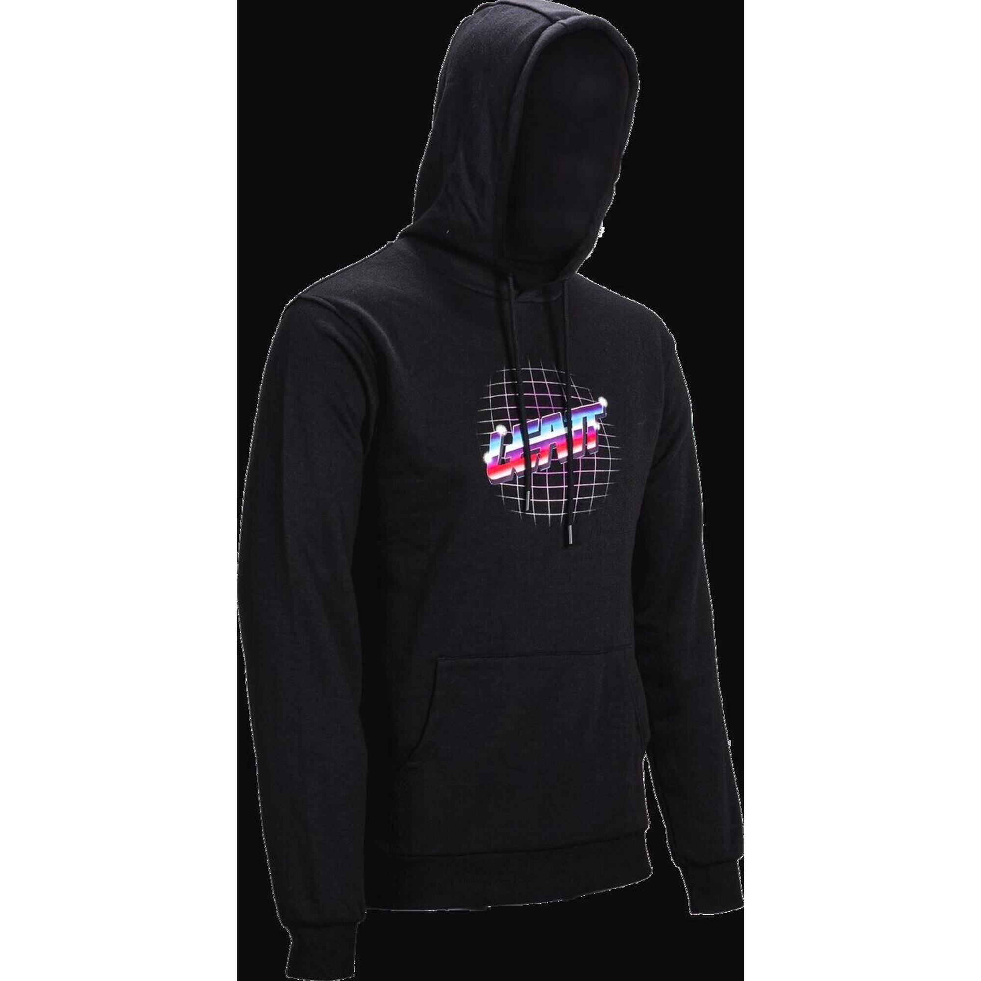 Leatt - Hoodie Core V25 Leatt Noir Unisexe, Capuche, Doublure Micropolaire - Pull - Noir - Decathlon