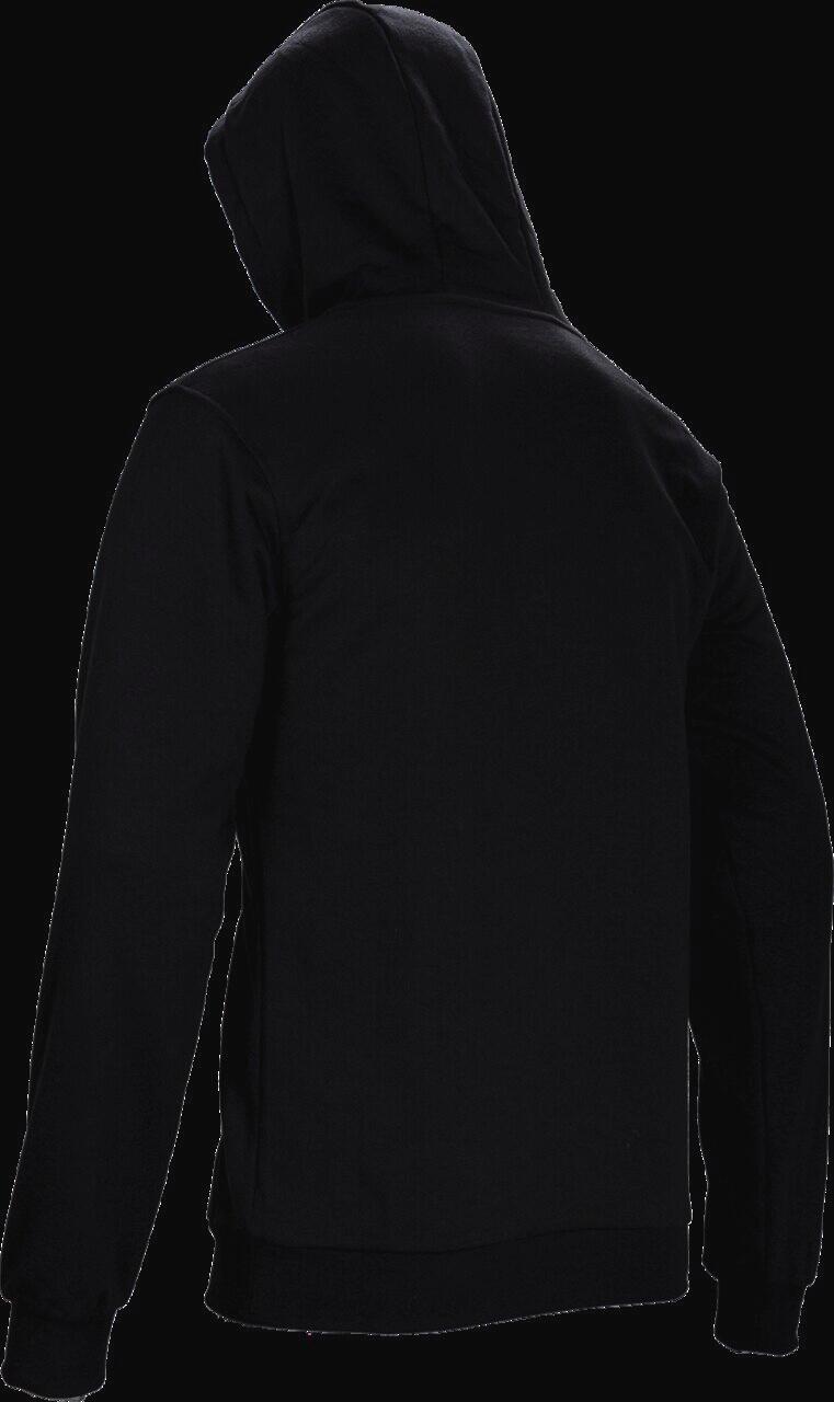 Hoodie Core V25 Leatt noir unisexe, capuche, doublure micropolaire 2/7