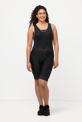 Femme Cycliste peau de chamois bretelles en mesh col V