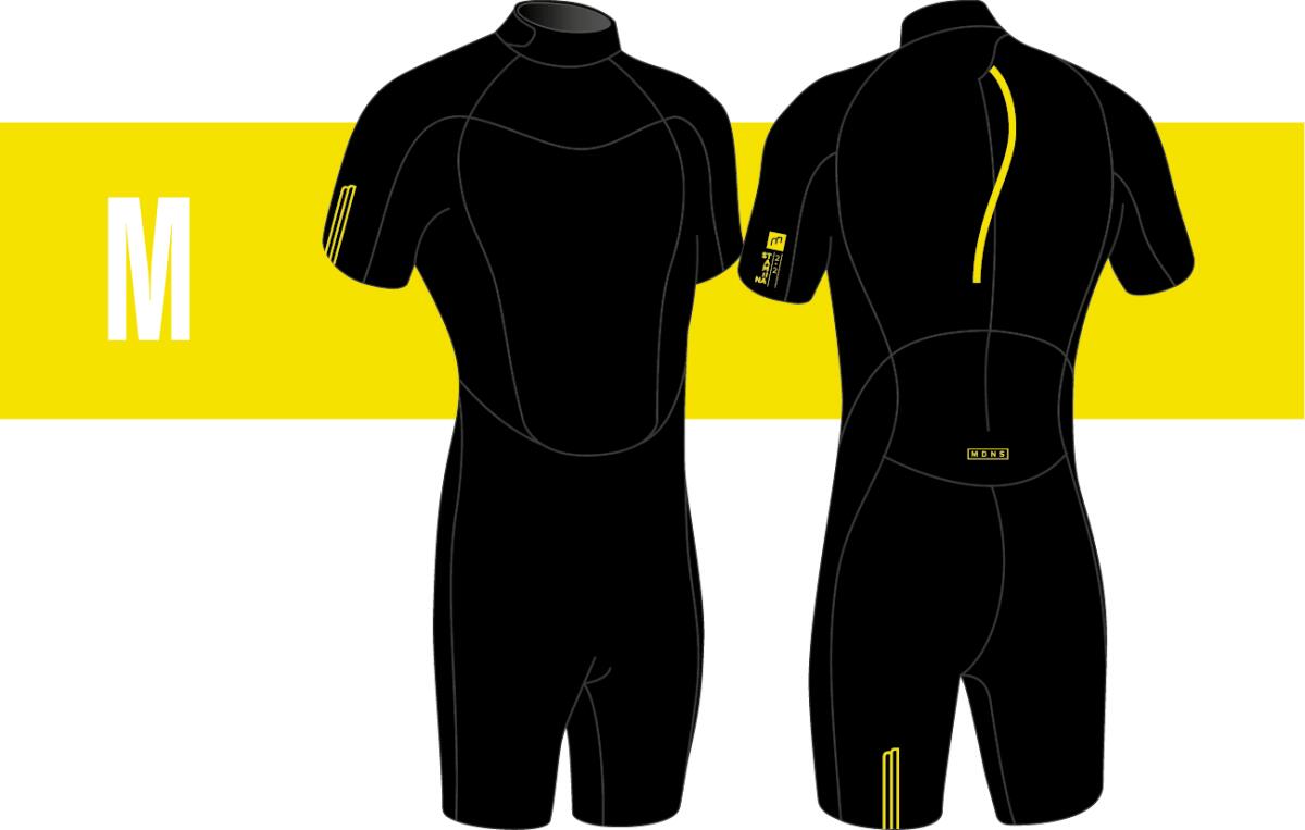 2/2 Shorty Stamiina Flatlock - Combinaison Surf Homme 6/7