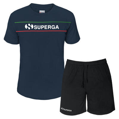 Completo Uomo SUPERGA Corto Cotone Jersey