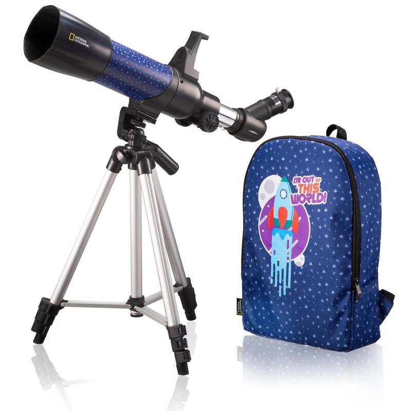 Telescopio 70/400 con mochila para niños que quieran tocar las estrellas