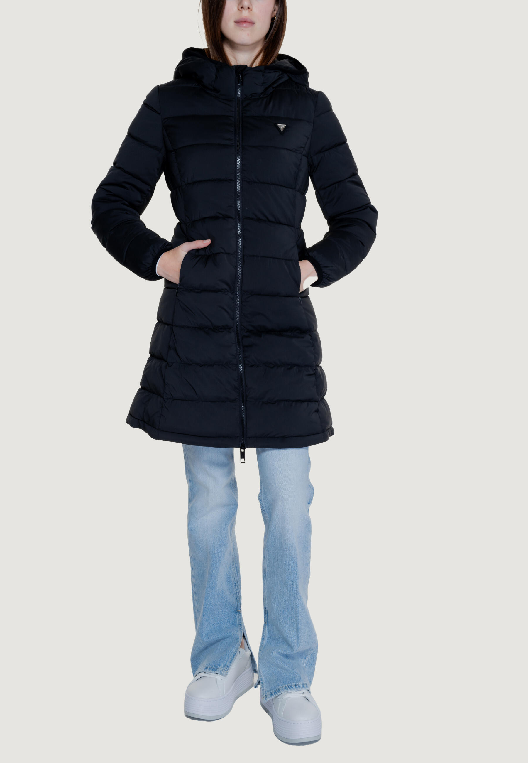 doudoune duvet NEW ALETA LONG PUFFER FEMME NOIR 5/5