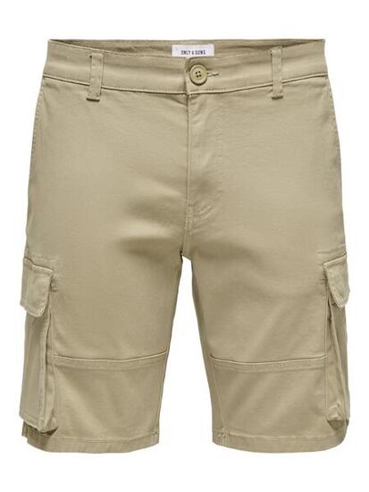 Cam Stage Cargo Short Heren Short Chinchilla