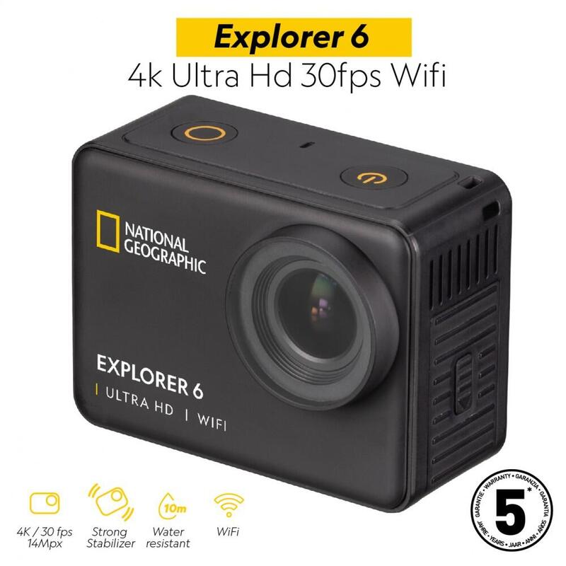 arbusto Disfraz Normalmente Cámara Deportiva Explorer 6 - 4k Ultra Hd 30fps Wifi National Geographic | Decathlon arbusto Disfraz Normalmente Cámara Deportiva Explorer 6 - 4k Ultra Hd 30fps Wifi National Geographic | Decathlon