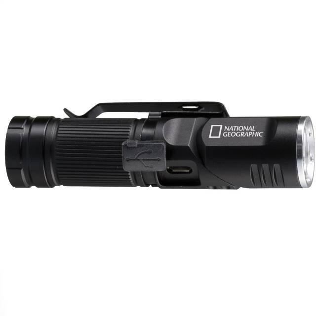 NATIONAL GEOGRAPHIC ILUMINOS 450 Linterna LED Con Cinta Para Cabeza 450 lm