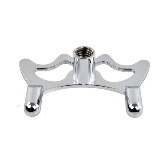 Appui de queue de billard John West chrome plat