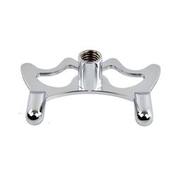 Appui de queue de billard John West chrome plat