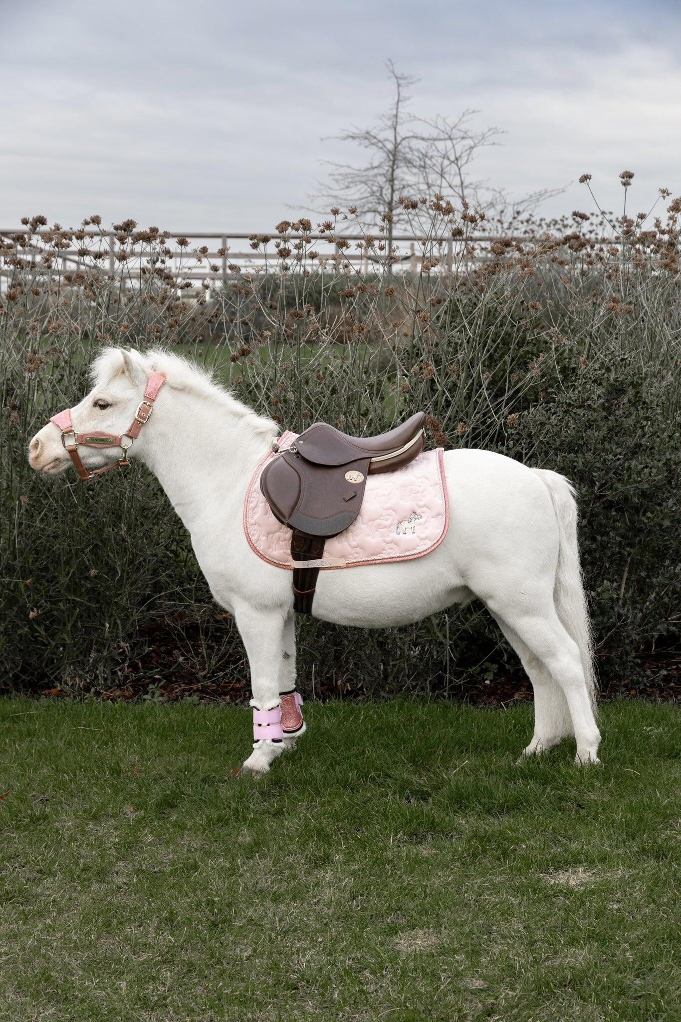 Tapis paillettes de licorne pony light rose 2/7